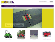Tablet Screenshot of bouwmachinehandel.com